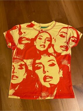 Jaded London x Sydney Carlson Printed Face Tee